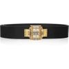 Gucci Swarovski Crystal Suede Belt in Black - Lyst