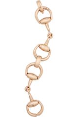 Gucci 18karat Rose Gold Horsebit Bracelet