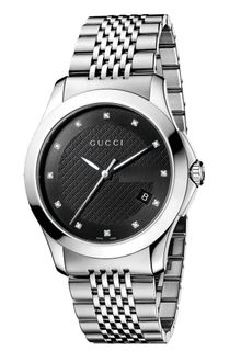 Gucci Mens Swiss Stainless Steel Bracelet 38mm - Lyst