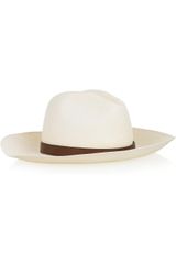Gucci Widebrimmed Straw Panama Hat