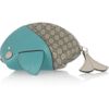 Gucci Moby Dick Leather and Canvas Coin Purse in Blue (turquoise) - Lyst