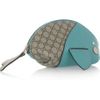 Gucci Moby Dick Leather and Canvas Coin Purse in Blue (turquoise) - Lyst