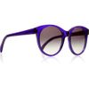 Illesteva Mademoiselle Roundframe Acetate Sunglasses in Blue (cobalt) - Lyst