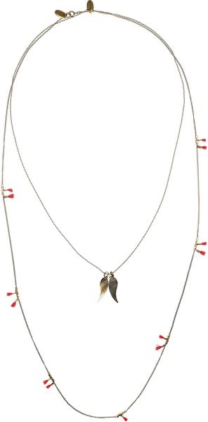 Isabel Marant The Who Amp My Generation Set Of Two Brass Necklaces in Gold - Lyst