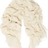 Isabel Marant Sam Fineknit Scarf in White - Lyst