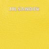 Jil Sander Tumbled Oversized Texturedleather Pouch in Yellow - Lyst