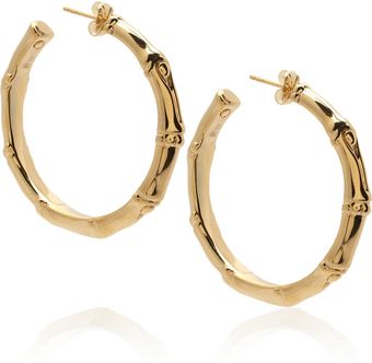  18karat Yellow Gold Hoop Earrings 