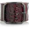 Kelly Wearstler Leather and Fossil Bracelet in Brown (merlot) - Lyst