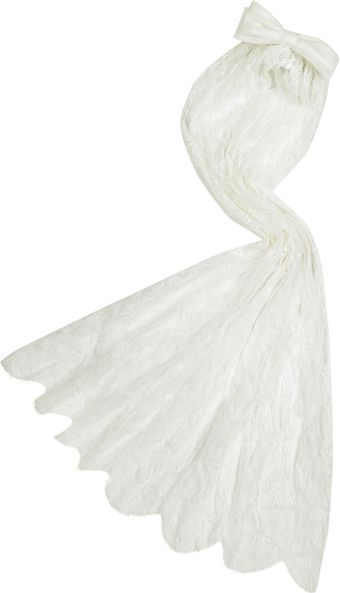 Fine Mesh Bridal Veil 1560 Lanvin added to their lyst