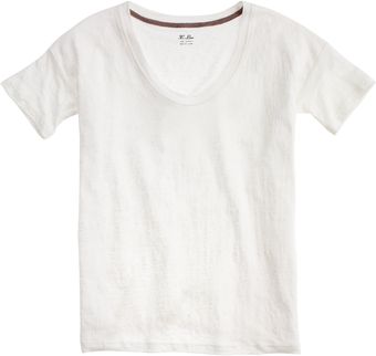 Madewell Linen Keepsake Tee - Lyst