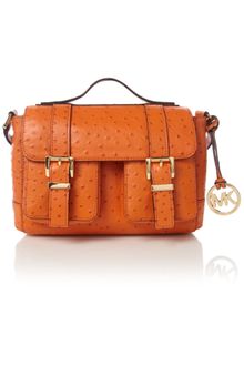 Michael by Michael Kors Satchel Ortrich Print Cross Body - Lyst
