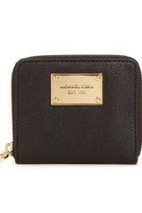 Michael Kors Jet Set Gold Ziparound Small Coin Purse