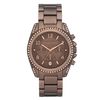 Michael Kors Chronograph Bronze Tone Stainless Steel Bracelet 39mm in Brown (bronze) - Lyst