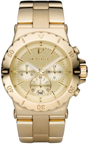 Michael Kors Goldtone Stainless Steel Bracelet 42mm - Lyst