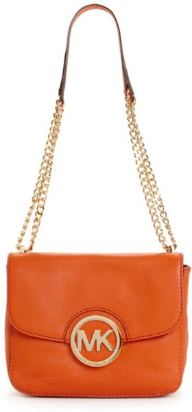 Michael Kors Fulton Shoulder Bag in Orange (tangerine) - Lyst
