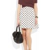 Miu Miu Crossover Cotton Stole in Purple (bordeaux) - Lyst