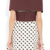 Miu Miu Crossover Cotton Stole in Purple (bordeaux) - Lyst