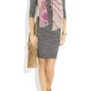 Mulberry Striped Cashmere Scarf in Beige (cream) - Lyst