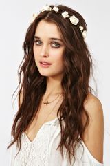 Nasty Gal Mulberry Rose Crown Ivory