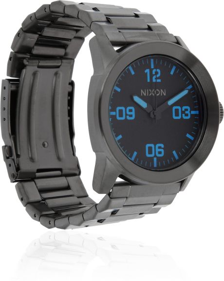 Nixon The Private Stainless Steel Watch in Gray (steel) - Lyst