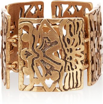 Oscar de la Renta 24karat Goldplated Bracelet - Lyst