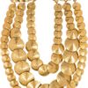 Oscar De La Renta 24karat Goldplated Multistrand Necklace in White (gold) - Lyst
