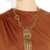 Oscar De La Renta 24karat Goldplated Necklace in Gold - Lyst