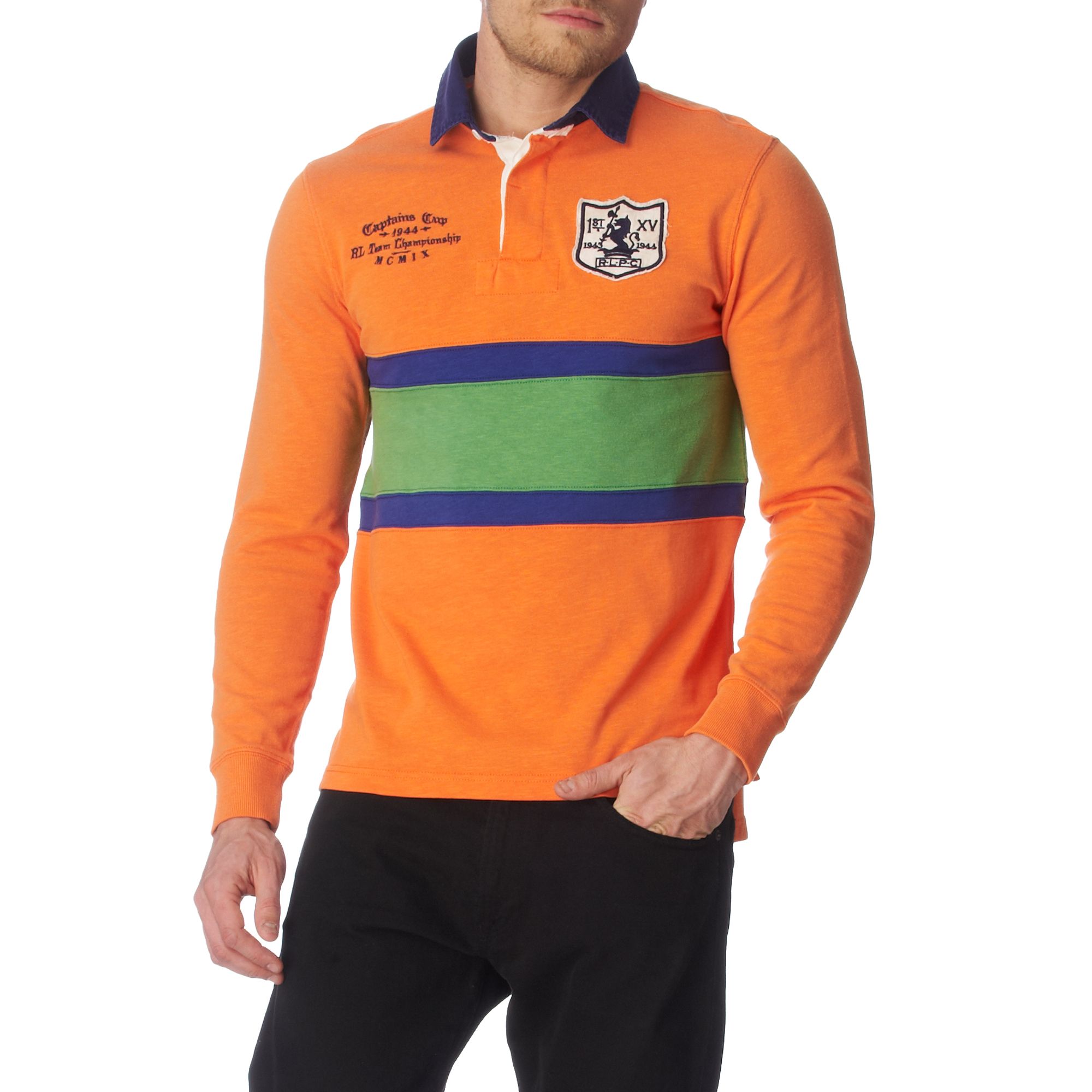 Ralph Lauren Vintage Rugby Top in Orange for Men Lyst