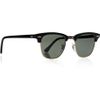 Ray-ban Club Master Half Frame Acetate Sunglasses in Black - Lyst