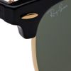 Ray-ban Club Master Half Frame Acetate Sunglasses in Black - Lyst