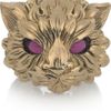 Roberto Cavalli Fox Swarovski Crystalembellished Enameled Ring in Blue (gold) - Lyst
