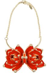 Roberto Cavalli Goldplated Swarovski Crystal Necklace