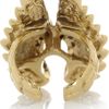 Roberto Cavalli Goldplated Swarovski Crystal Wing Ring in Gold - Lyst