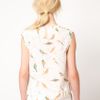 See By Chloé See By Chloe Bird Print Swing Top in Silk in Beige (white) - Lyst