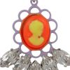 Tom Binns Swarovski Crystal Cameo Earrings in Multicolor (lilac) - Lyst