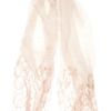 Valentino Lacetrimmed Modal and Cashmereblend Scarf in Beige (powder) - Lyst