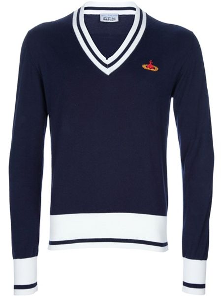 Vivienne Westwood Classic Sweater in Blue for Men - Lyst