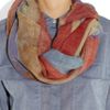 Vivienne Westwood Distressed Union Jack Wool and Silkblend Scarf in Multicolor (blue) - Lyst