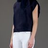 Yves Saint Laurent Bow Top in Blue - Lyst