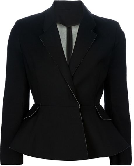 Acne Turner Raw Jacket in Black - Lyst