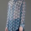 Acne Frequencyprint Patti Shirt in Blue - Lyst
