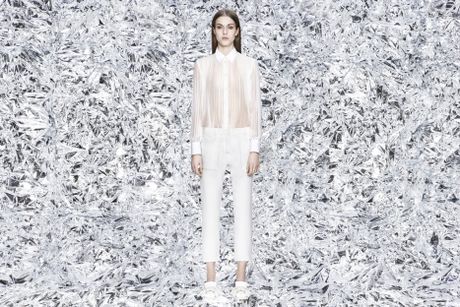 Acne Pop Silk in White - Lyst