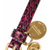 Alexander Mcqueen Elaphe and Brass Wrap Bracelet in Gold (fuchsia) - Lyst