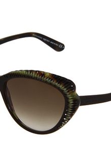 Alexander McQueen Acetate cat-eye frames. - Lyst