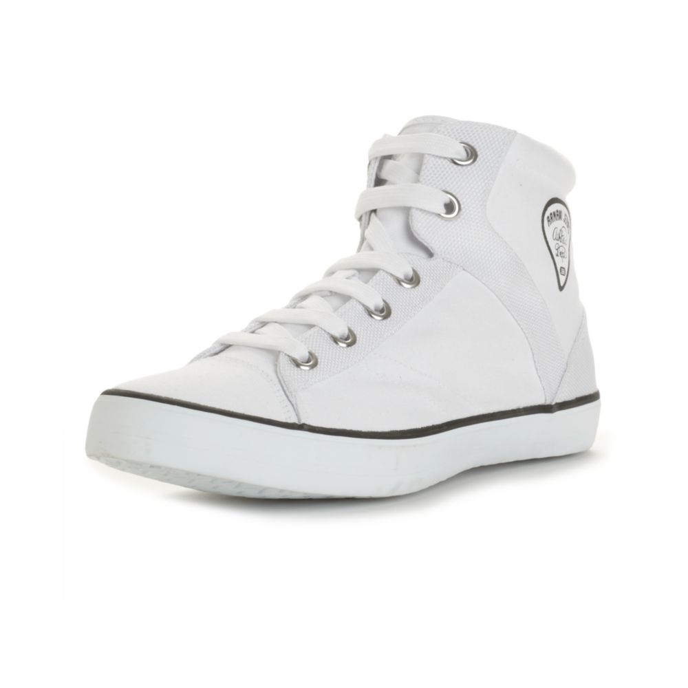 armani jeans high top sneakers