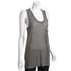 Bcbgmaxazria Black Knit Striped Pocket Tank in Black - Lyst