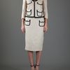 By Malene Birger Cariosa Skirt in Beige - Lyst