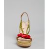 Celine Green Leather Rosette Wedges in Green - Lyst