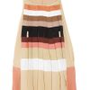 Chloé Pleated Silk Crepe De Chine Top in Multicolor (multicolored) - Lyst
