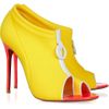 Christian Louboutin Snorkeling 100 Neoprene and Leather Ankle Boots in Yellow - Lyst